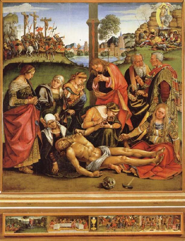 Luca Signorelli The Mourning of Christ France oil painting art